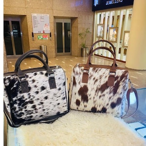 Sac à main en cuir de vachette véritable style occidental