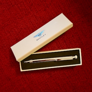 Collectible Bentley Palladium Finish Ballpoint Pen - Luxury Gift Pen, Refillable ink