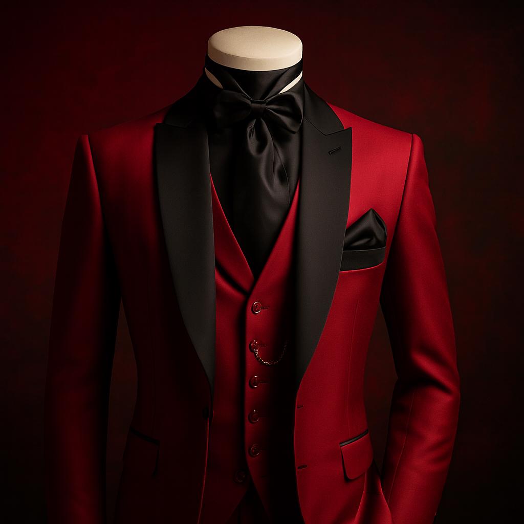Chemise Noire Vintage ANSON - Formelle, Avec Boutons De Manchette, Pour Smoking/mariage