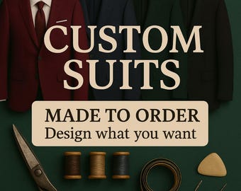 Bespoke Men's Suit - Custom Made to Order