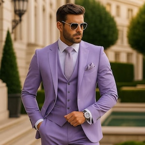 what should a guy wear to match a purple dress How to Wear a Purple Shirt: Tips for Looking Sharp?  Barry. Wang