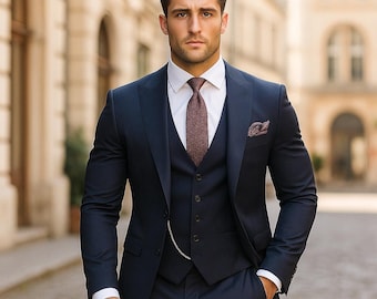 open lace back dress Navy Blue Velvet Men Suit Peaked Lapel Double Breasted Prom Suit