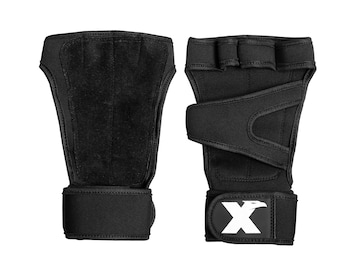 Gym Weightlifting Gloves Neoprene Suede, Breathable  Leather Fitness