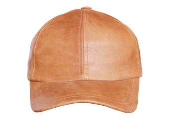 VOKRE Men’s Full Grain Leather Baseball Cap