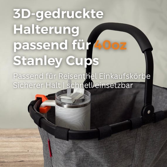 Stanley Cup Halterung für Einkaufskorb (40oz)
