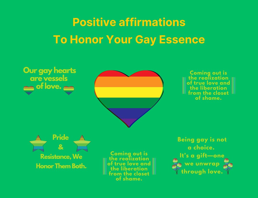 Gay Affirmation Flashcards: Designed to Empower and Inspire Anyone Who ...