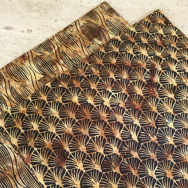 Black Gold Placemats Etsy