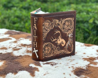 Hand tooled bible covers