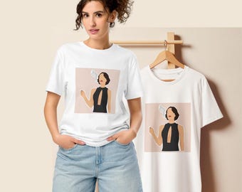 Fleabag Retro Unisex T-Shirt,  Fleabag kneel Tee, Fleabag print shirt, Gift for Fleabag Art Lovers, Trendy Fleabag kneel poster shirt
