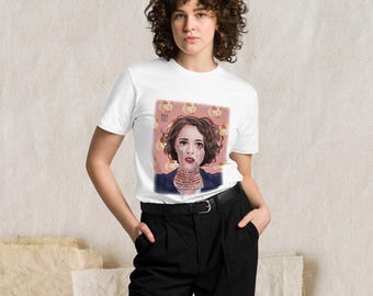 Fleabag Unisex T-Shirt featuring kneel art, Fleabag Trendy Tee, Fleabag retro art, Gift for Fleabag lovers, Fleabag kneel poster shirt