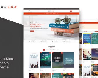 Bookly Bookstore Shopify Theme – Ecommerce Template (Digital Download)