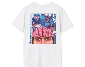 Severance Lumon Unisex Softstyle T-Shirt, Severance Inspired Tee, Retro Graphic Shirt, Cool Gift for Severance Fans, Lumon Casual Wear