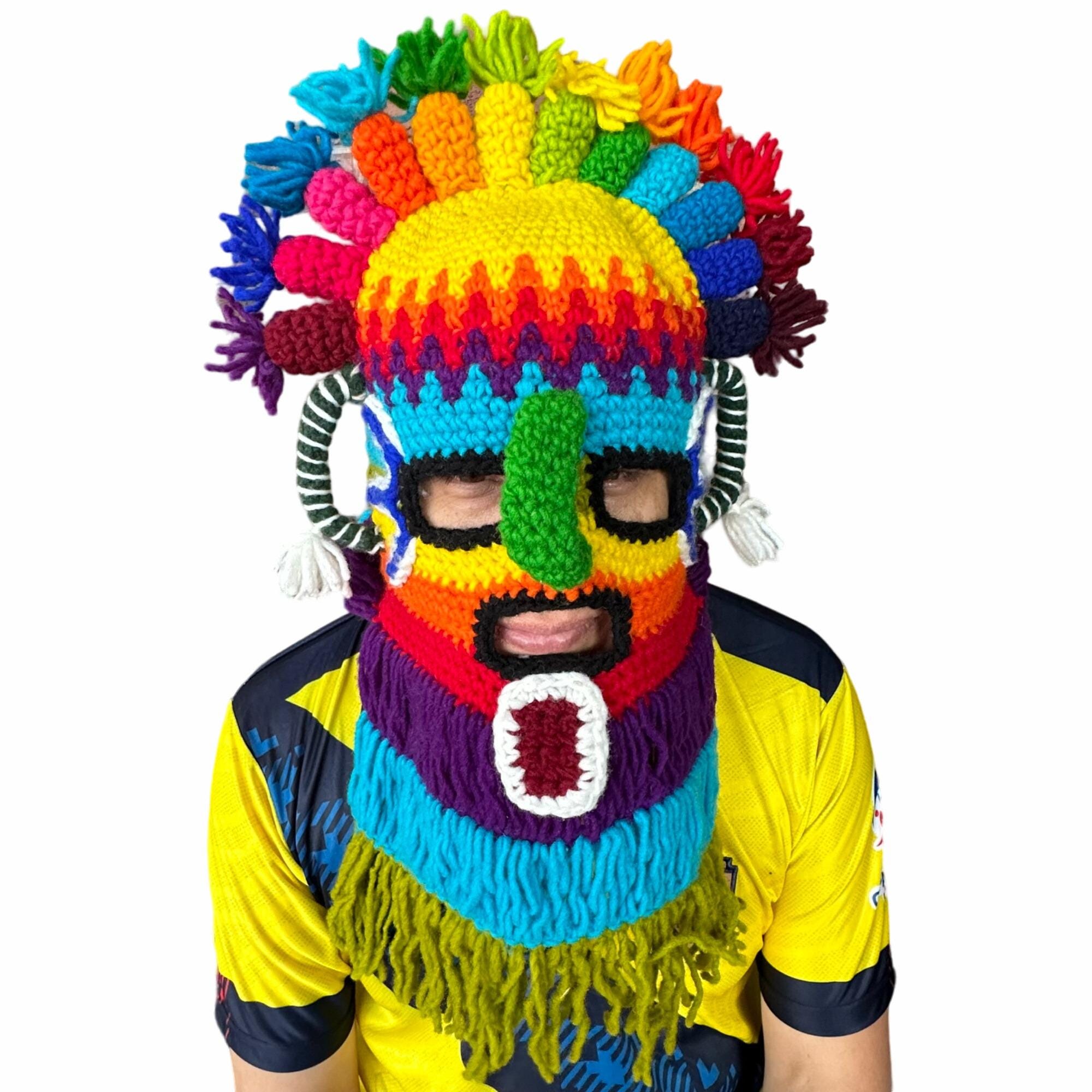 OZ Handmade Exotic Adult Mask Aya Diablo Huma Incas Ecuador  display picture 2