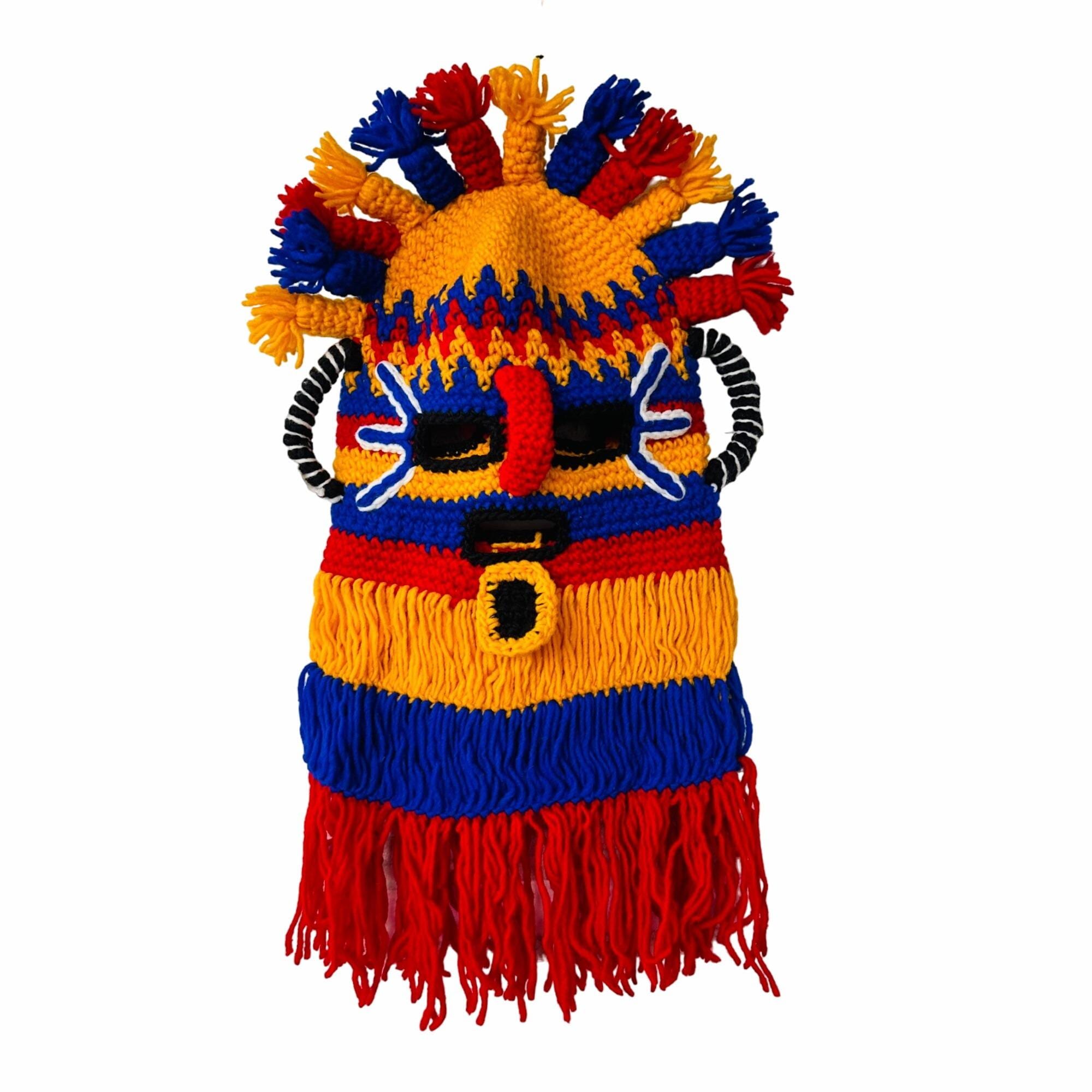 OZ Handmade Adult Mask Aya Diablo Huma Incas Ecuador Flag  display picture 1