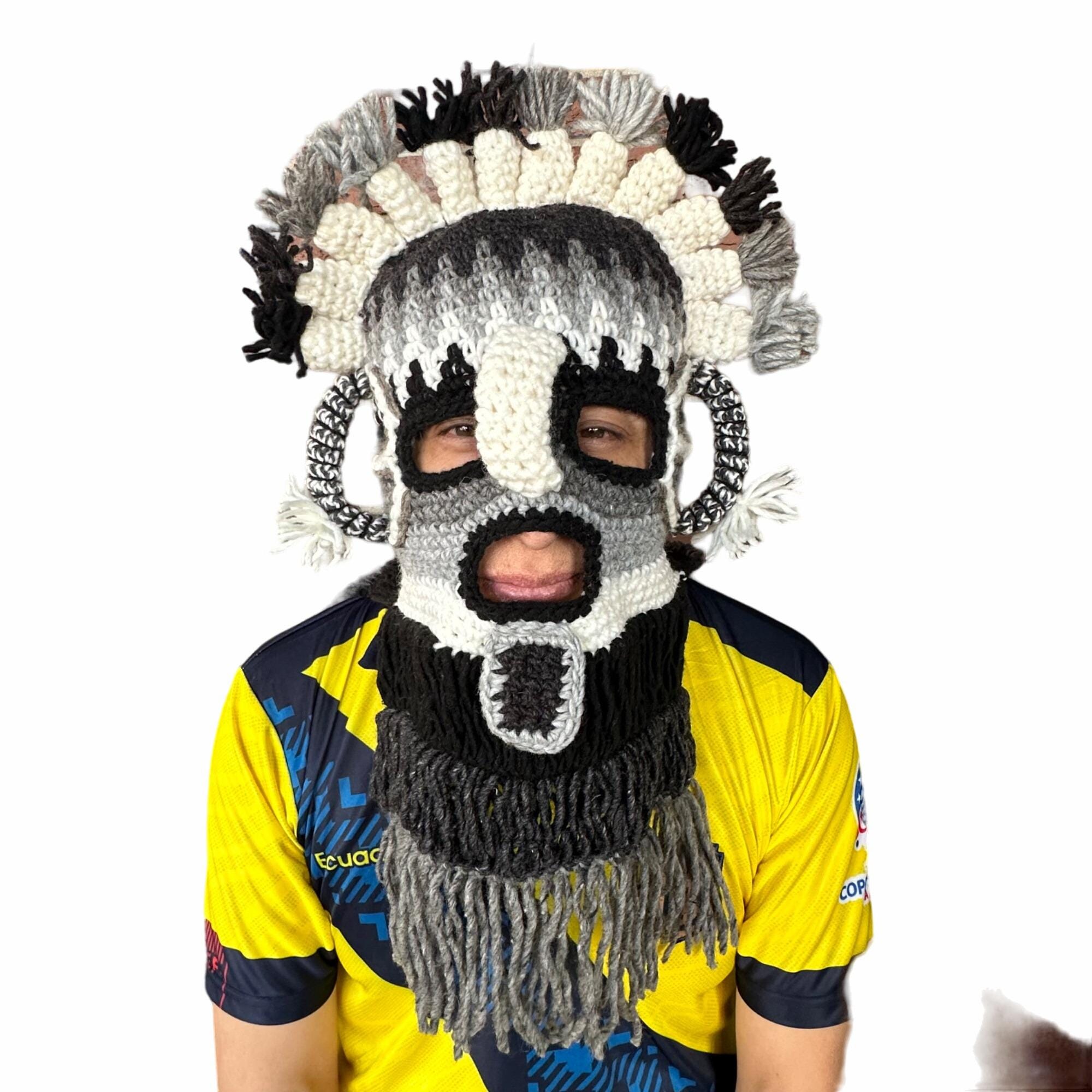 ⭐Diablo Huma Handmade Exotic Adult Mask Aya Incas Ecuador Inti Raymi festival OZ Handmade Exotic Adult Mask Aya Diablo Huma Incas Ecuador  main image 3