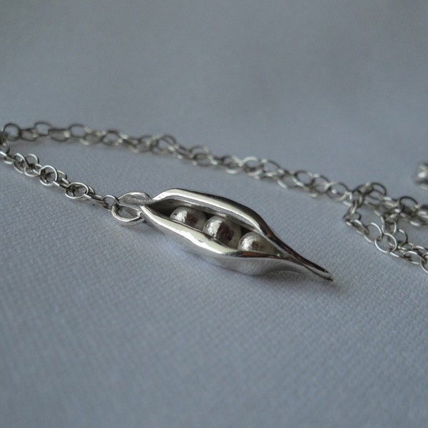 RESERVED LISTING-3 Pea Pod Necklace