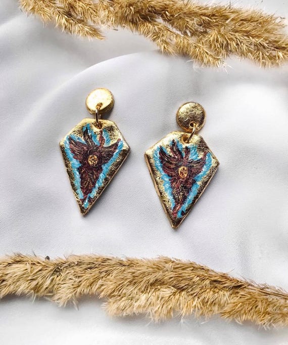 Seraphim Hagia Sophia Earrings Medieval Art Byzantine Jewelry