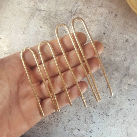 Metal Hair Pin French Hair Pin For Twist Chignon Bun Etsy