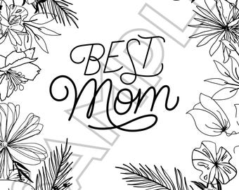 Mother's Day Coloring and Activity Pages