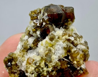 Rare Andradite Garnet Crystal Specimen, Pakistan