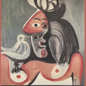 Original Pablo Picasso Print - Vintage Exhibition Poster - Paris Le Marais (1982)