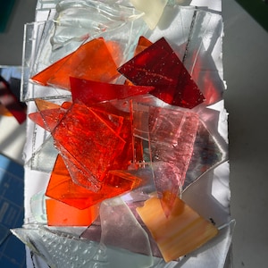 Stained Glass Scrap Mosaics