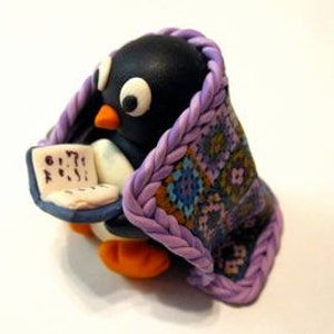 Polymer clay granny square afghan tutorial: How to make a miniature knit or crochet blanket image 4