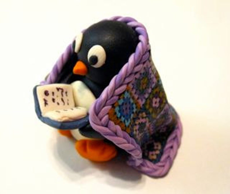 Polymer clay granny square afghan tutorial: How to make a miniature knit or crochet blanket image 4