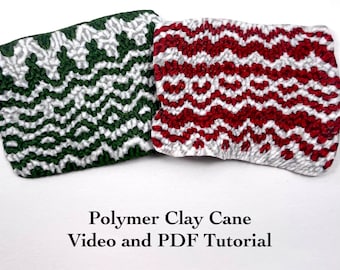 Polymer Clay Knit Canes Tutorial