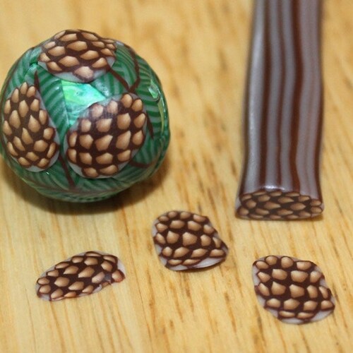 Leaf Polymer Clay Cane Pdf Tutorial Etsy