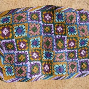 Polymer clay granny square afghan tutorial: How to make a miniature knit or crochet blanket image 2