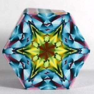 Polymer Clay Gemstone Kaleidoscope Cane Tutorial image 3