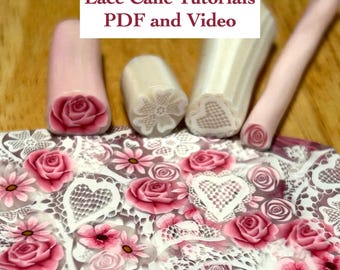 Polymer Clay Lace Cane Tutorials