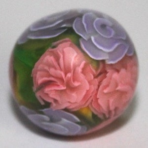 Polymer Clay Glass-like Murrine Translucent Cane Daffodil and other Flowers Tutorial image 2