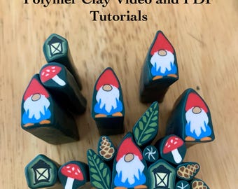 Polymer Clay Gnome and Enchanted Forest Canes Tutorial