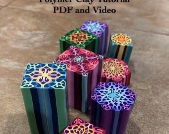 Polymer Clay Squiggle Cane Tutorial
