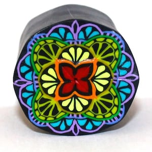 Polymer Clay Mandala Cane Tutorial