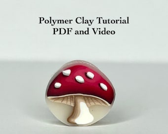 Polymer Clay Mushroom Cane Tutorial