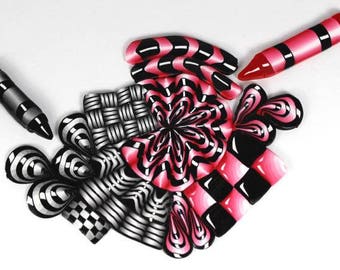 Polymer Clay Zendoodle Cane Tutorial