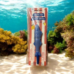 Sardine Pen black gel pen gift idea (b46)