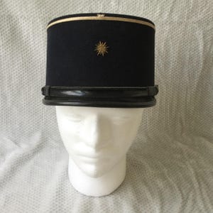 French — Kepi Hat — French Military Hat — Police Officer Hat — Military Shadow Box — Police History— Military Uniform — Military History