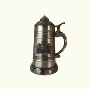 Vintage Cigarette Holder, In Form Of, German Beer Stein, Retro Cigarette Holder, Cigarette Dispenser,Tabletop Cigarette Dispenser, Music Box