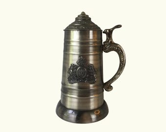 Vintage Cigarette Holder, In Form Of, German Beer Stein, Retro Cigarette Holder, Cigarette Dispenser,Tabletop Cigarette Dispenser, Music Box