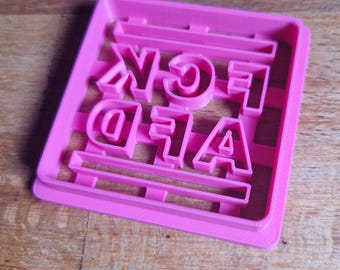 Antifaschistische Keksausstecher - FCK AFD - Keksform - Ausstecher- Plätzchen