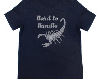 Hard To Handle Sparkle Rhinestone T-Shirt, Rhinestone Tee, Sparkly, Bedazzled T-shirt, Gift For Her, Gift For Him