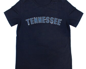 Tennessee Sparkle strass T-shirt, Tennessee, strass T-shirt, sprankelend, bedazzled T-shirt, cadeau voor haar, cadeau voor hem