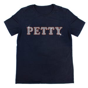 Petty Sparkle Rhinestone T-Shirt, Rhinestone Tee, Sparkly, Bedazzled T-shirt, Gift For Her, Gift For Him
