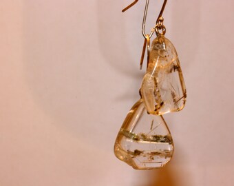 Earrings Rutilated Quartz