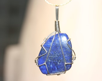 Pendant Gold Flecked Lapis