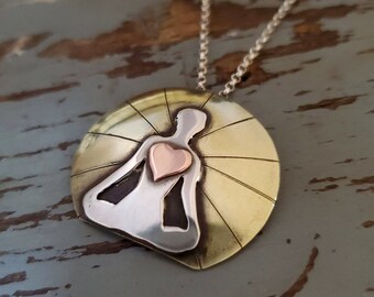 Collar de radiación de yoga de meditación